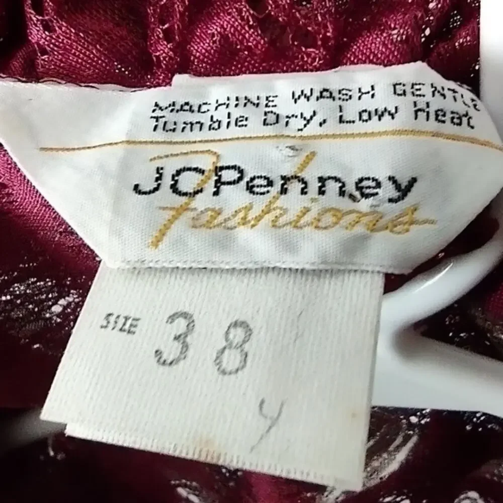 Vintage JCPenney  Fashions Floral Nightgown Size 38